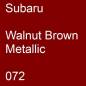 Preview: Subaru, Walnut Brown Metallic, 072.